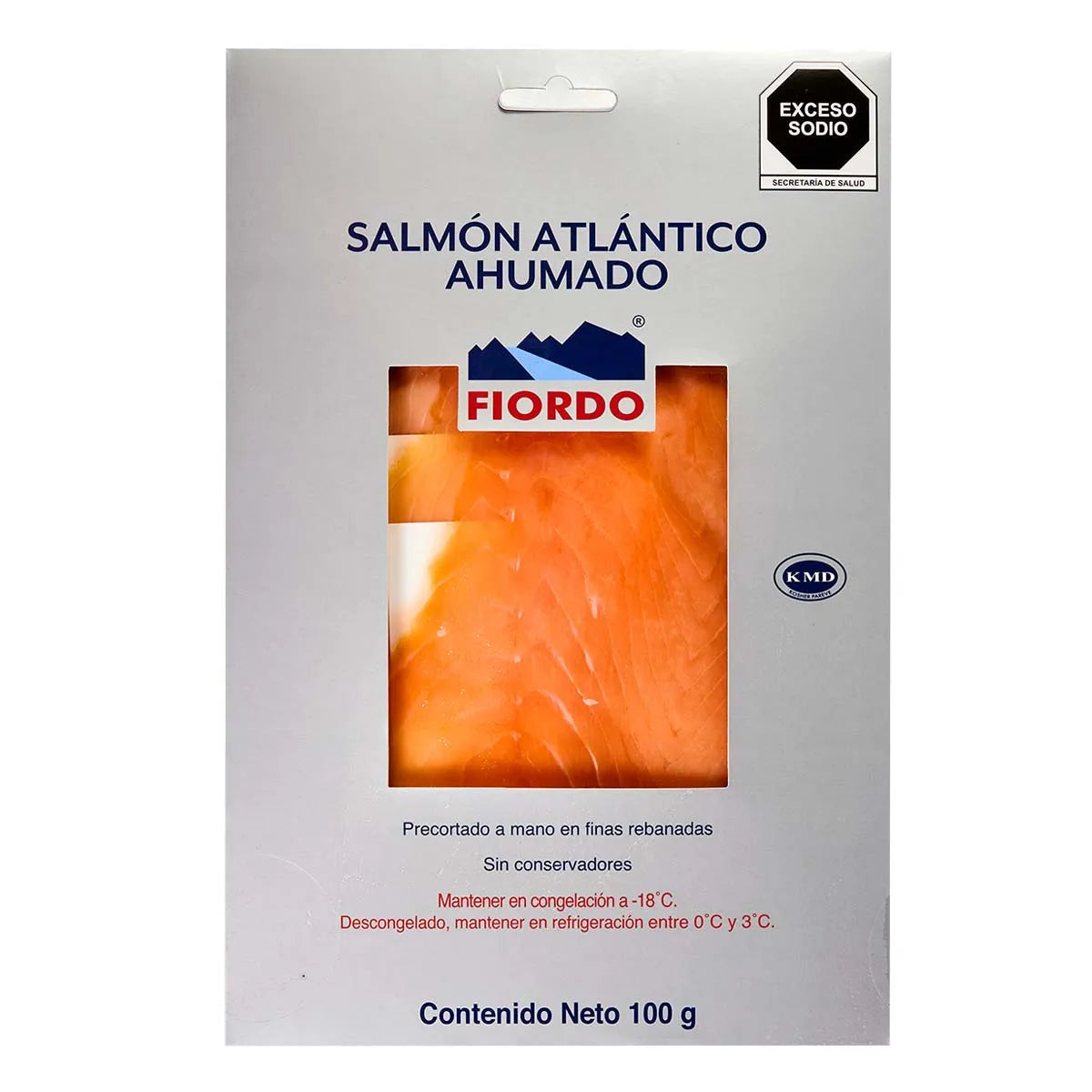 Salmón Ahumado KMD 100g | Fiordo | KMD