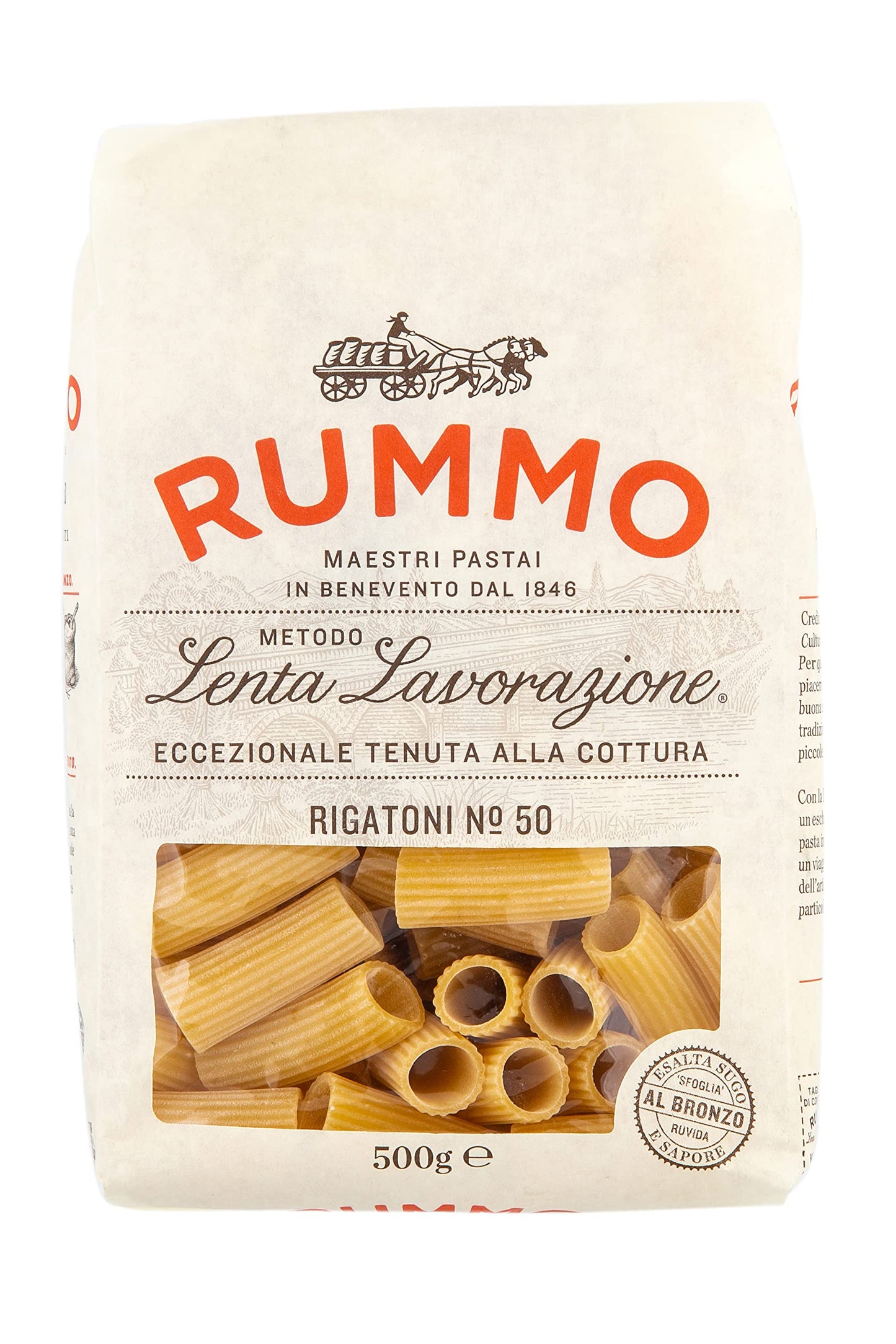 Rigatoni Rummo Lenta 500g | Zaphron