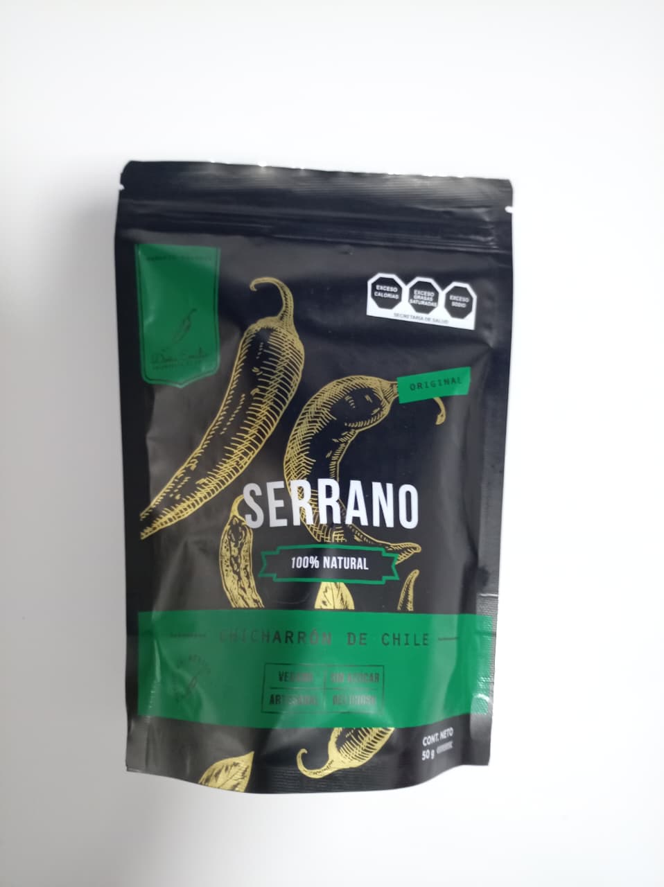 Chicharrón de Chile Serrano (50g) | Doña Emilia | KMD