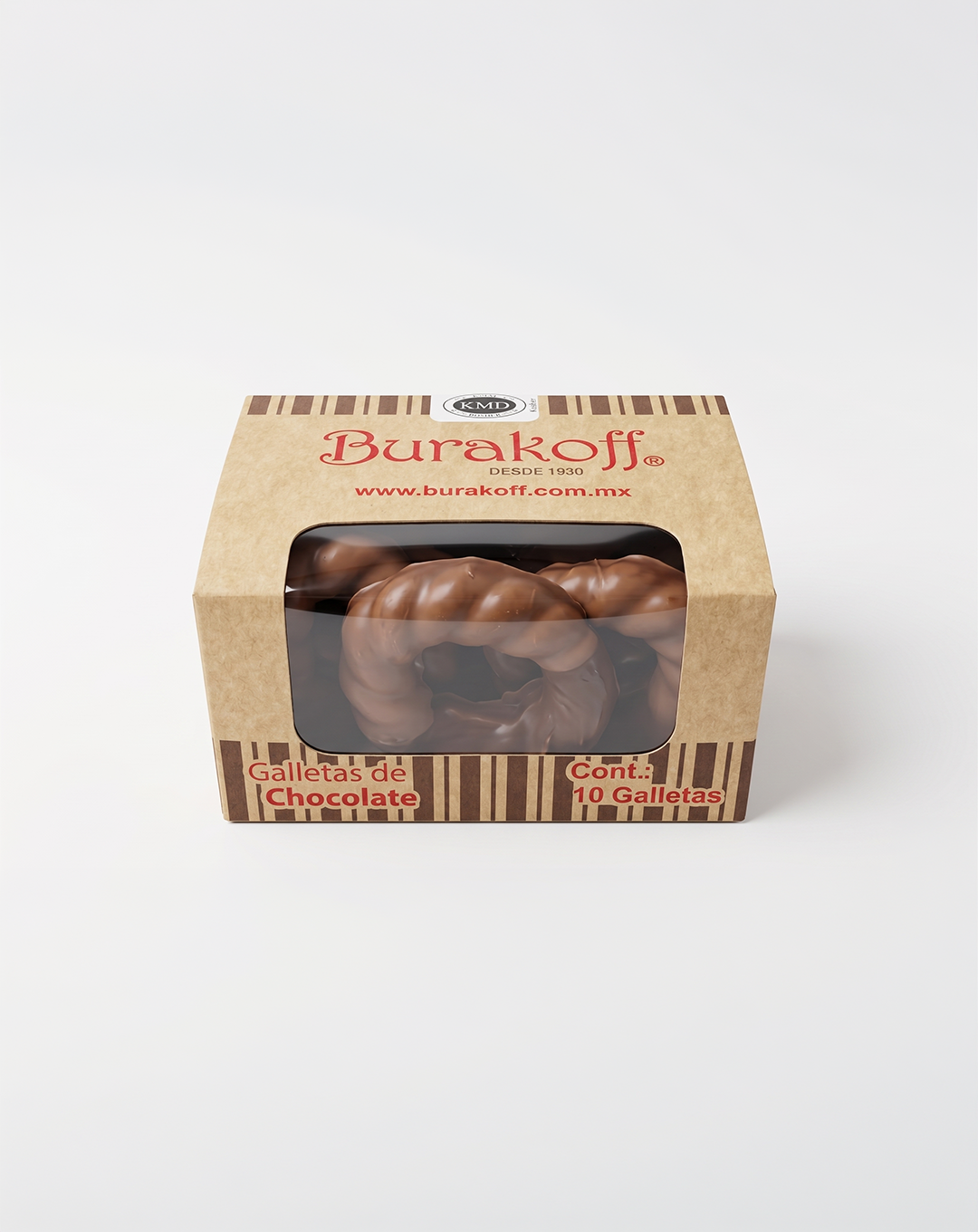 Galletas de Chocolate 10pzs | Burakoff | KMD Parve