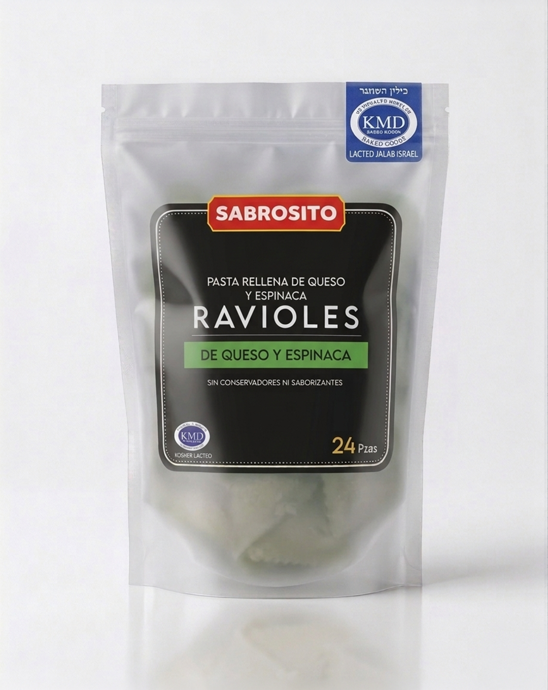 Ravioles de Espinaca y Queso | Sabrosito | KMD Kosher