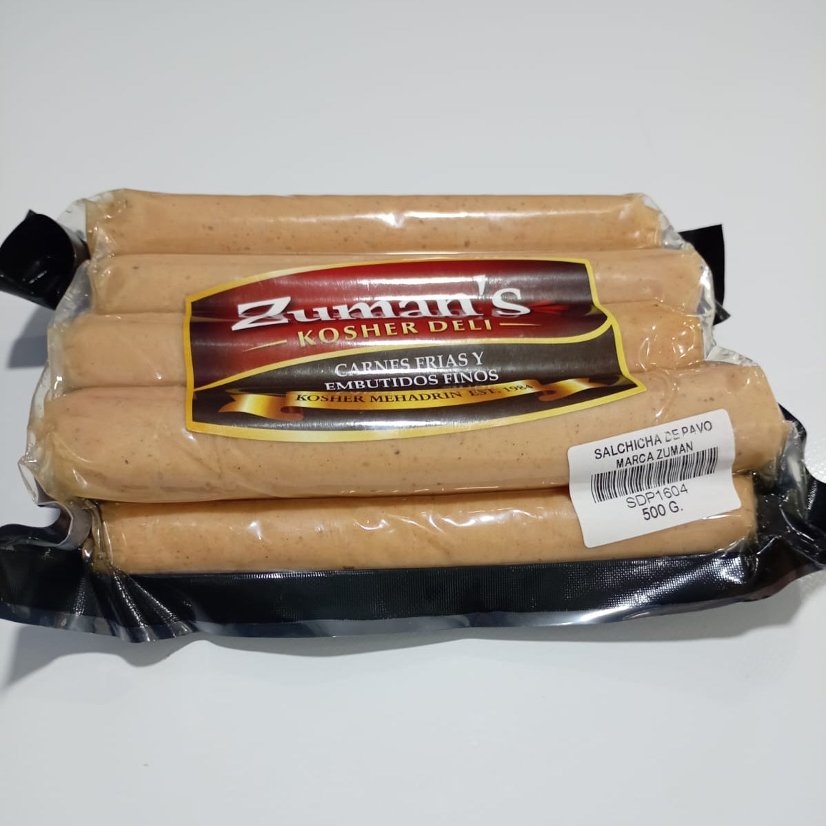 Salchicha Hot Dog de Pavo | Zuman´s | Kosher & Deli
