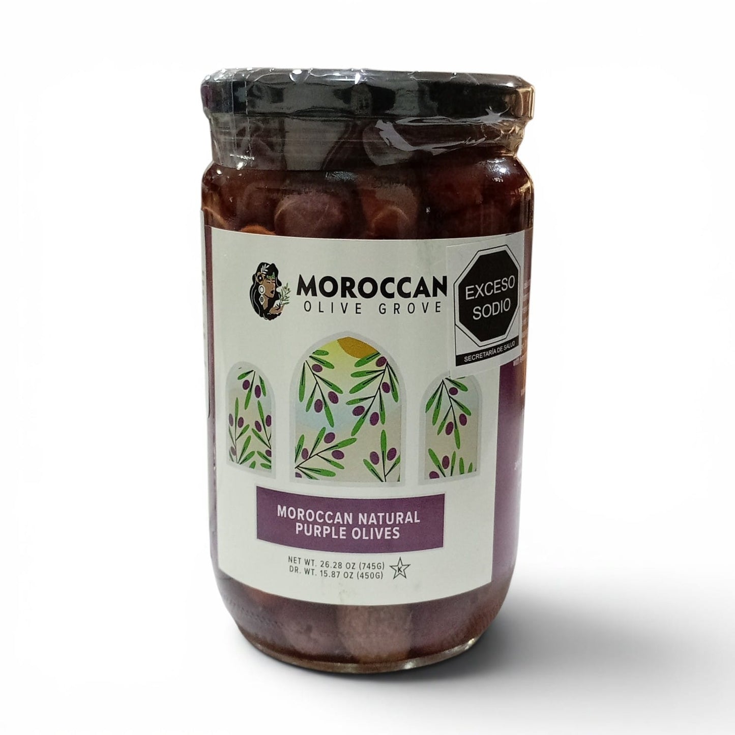 Aceitunas Moradas Marroquies 745g | Moroccan