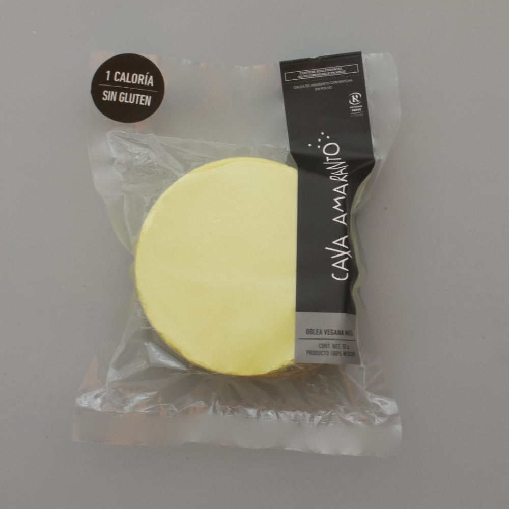 Oblea Vegana Matcha (55g) | Casa Amaranto | KMD Kosher Parve
