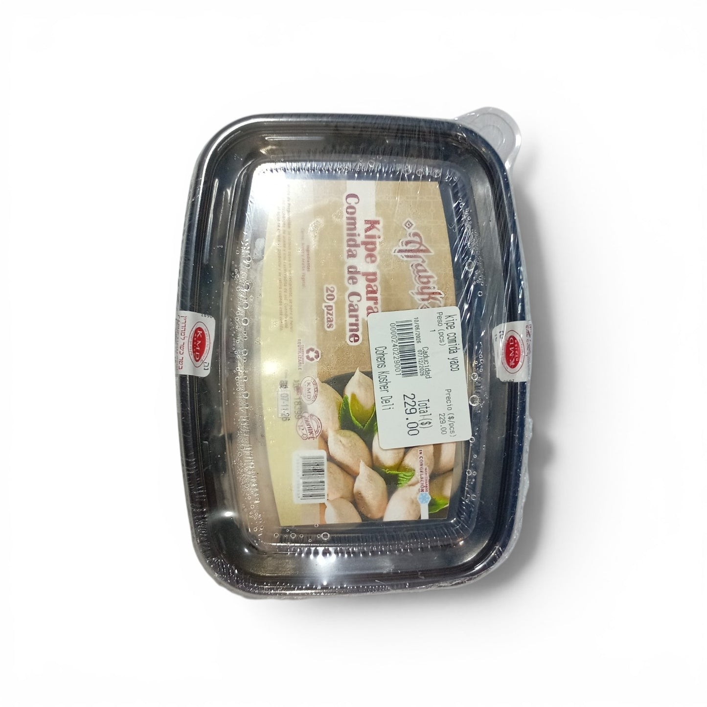 Kipe para Comida de Carne 20 pzas | Arabik | KMD Kosher