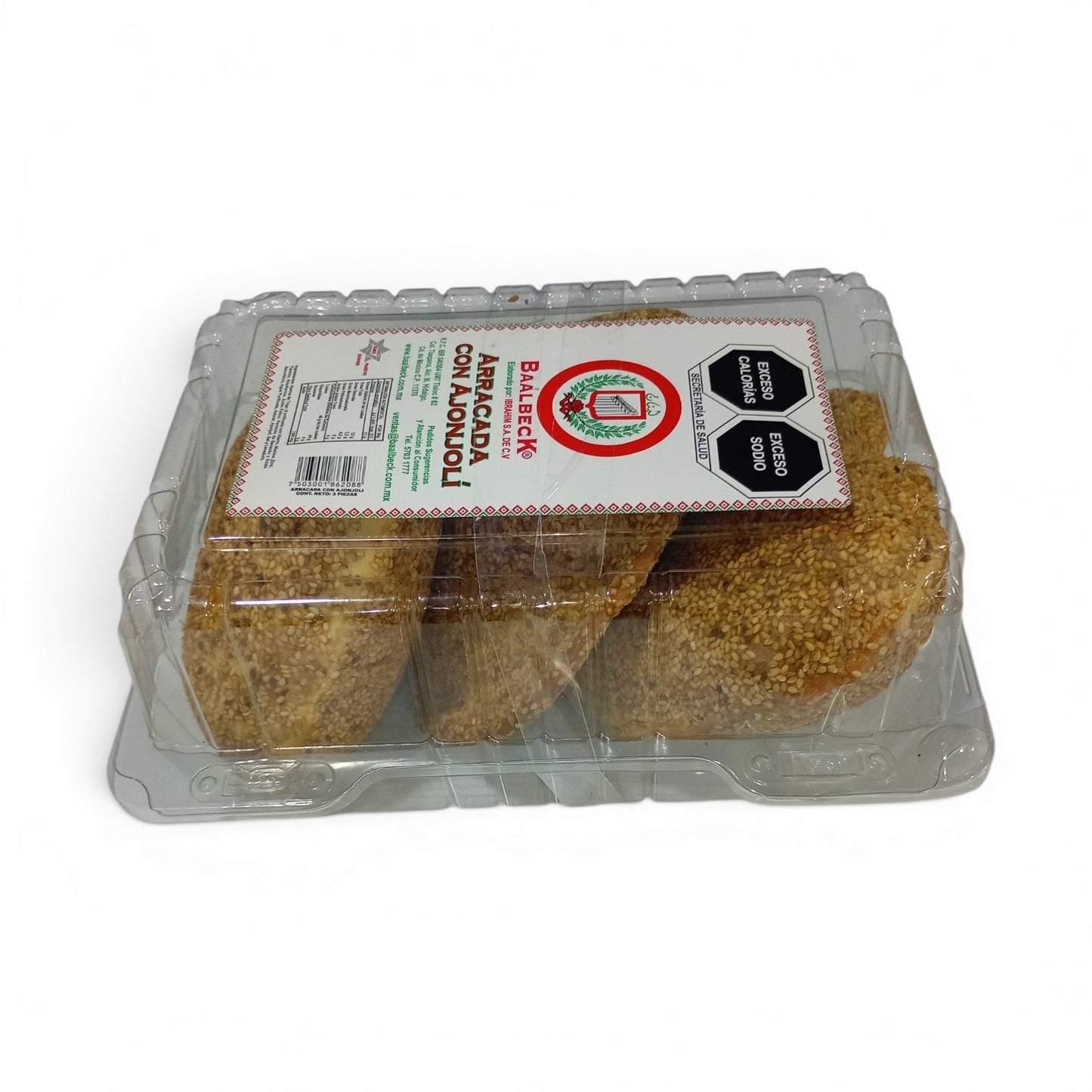 Arracadas de ajonjolí 3 pzas | Baalbeck | KMD Kosher