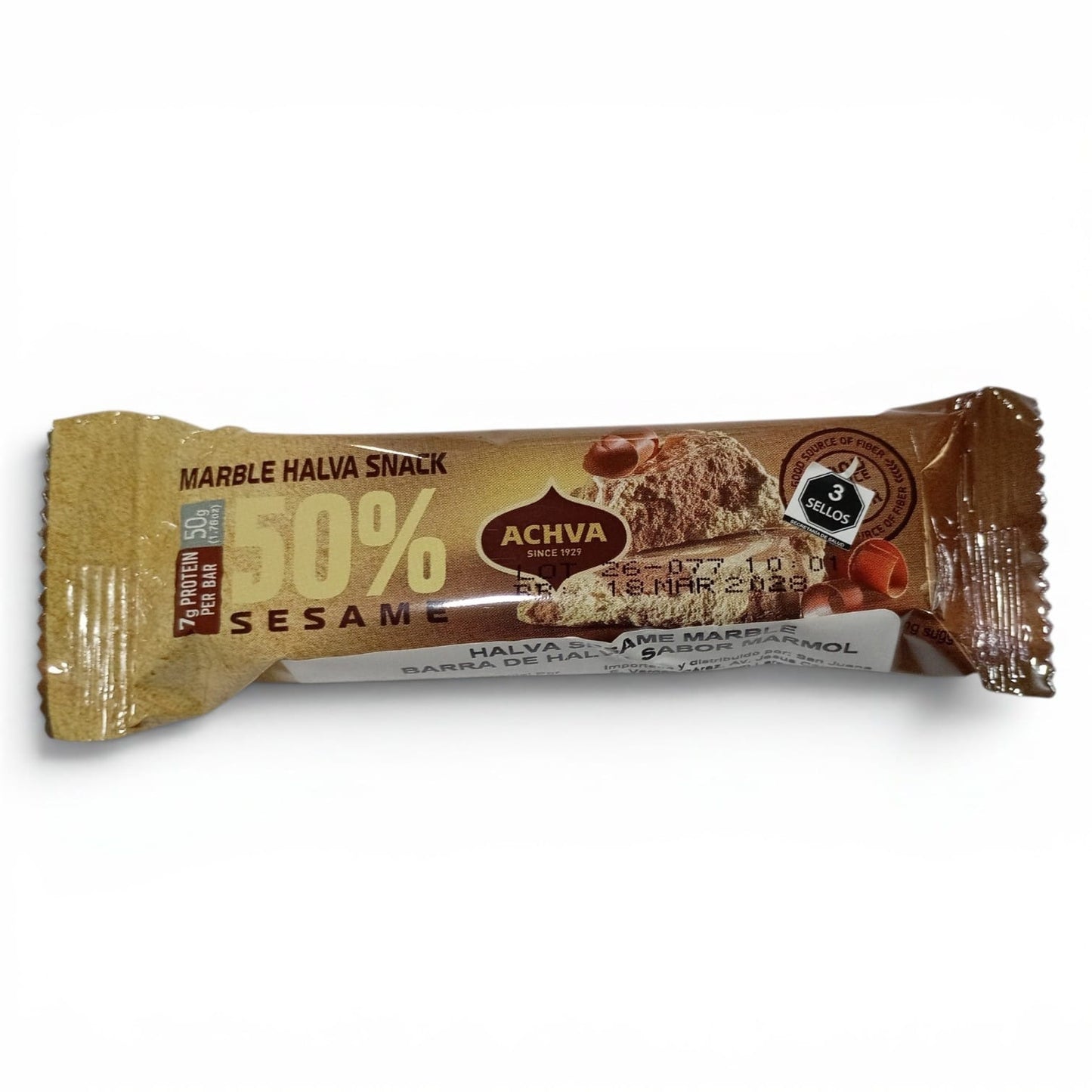 Halva Individual Marmol 50g | Achve | Parve