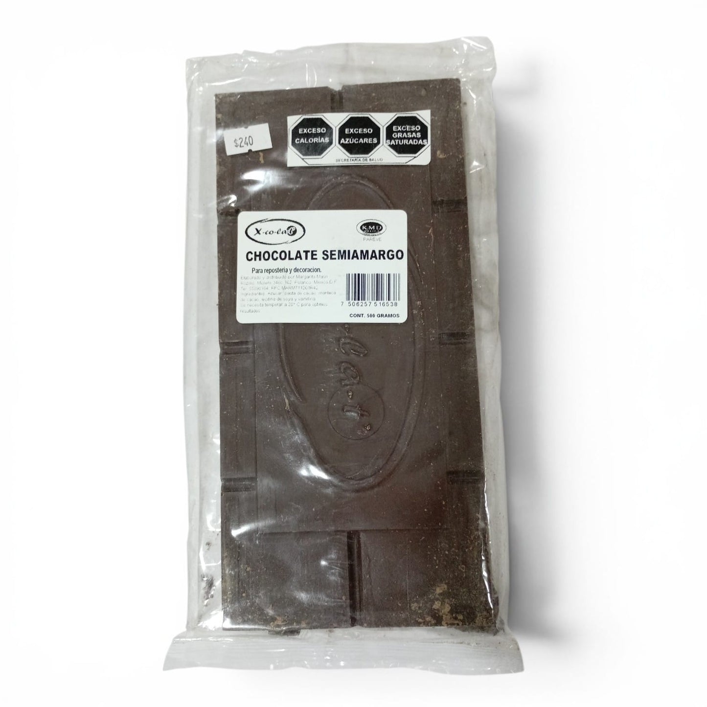 Chocolate Obscuro Semiamargo Xcolat 500g | El Albaricoque | KMD Kosher