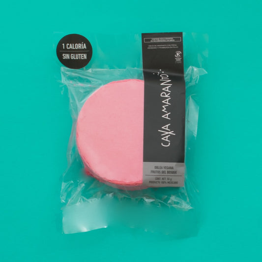 Oblea Vegana Frutos del Bosque (55g) | Casa Amaranto | KMD Kosher Parve