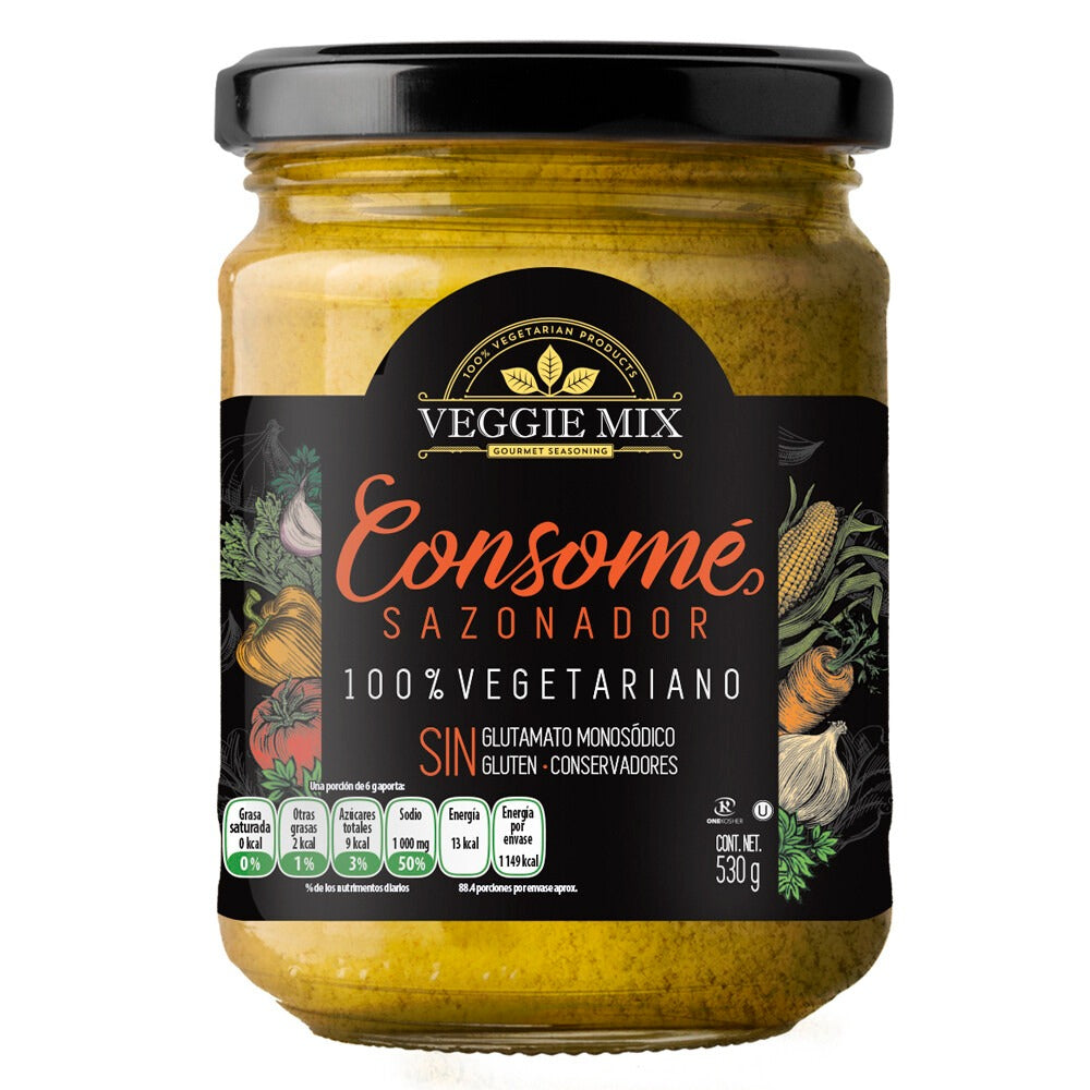 Consomé Sazonador 530g | Veggie Mix | One Kosher Parve