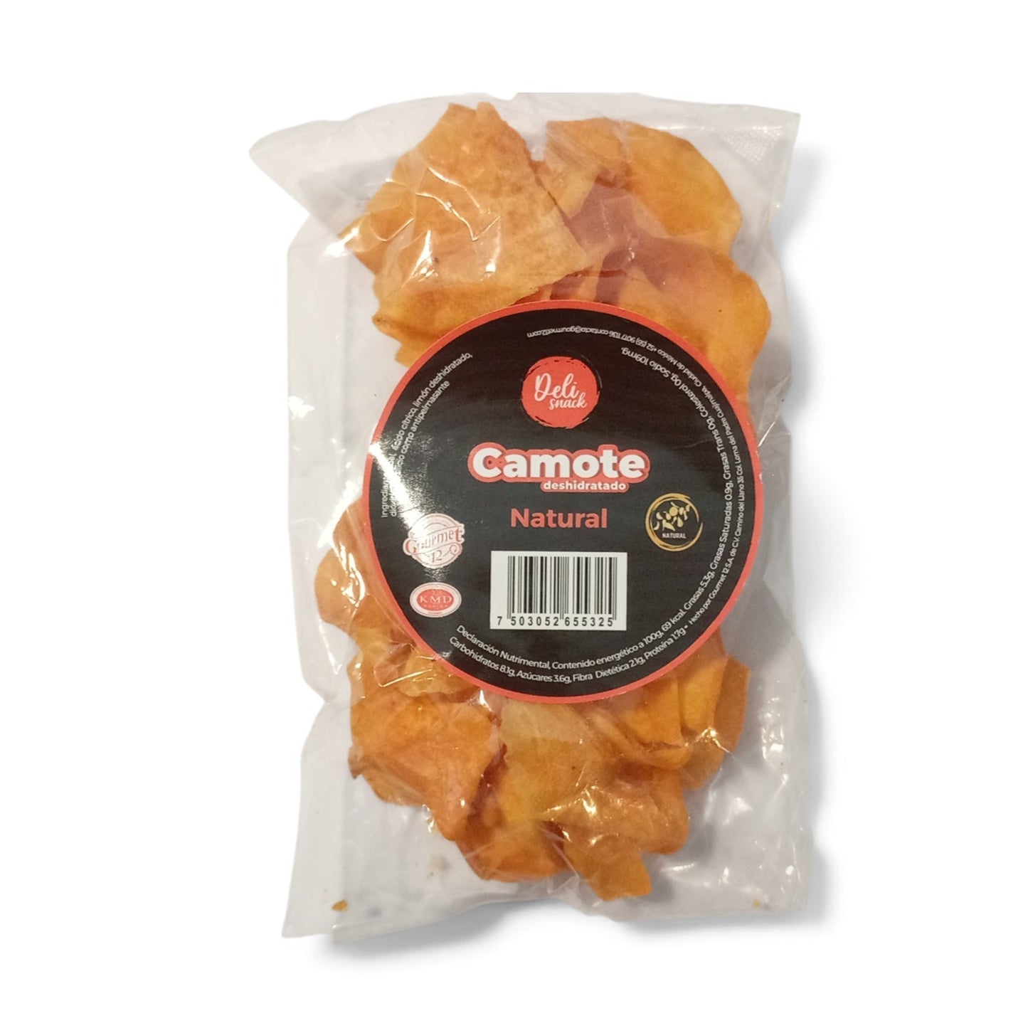 Bolsa Camote Deshidratado Natural | Deli Snack | KMD Kosher