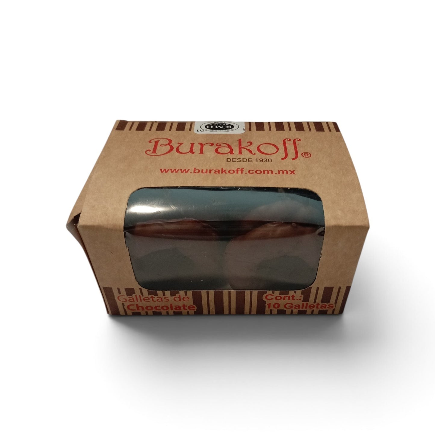 Galletas de Chocolate 10pzs | Burakoff | KMD Parve
