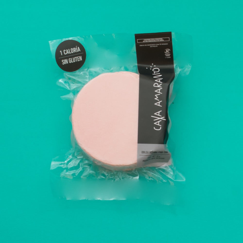 Oblea Vegana Pink Chai (55g) | Casa Amaranto | KMD Kosher Parve