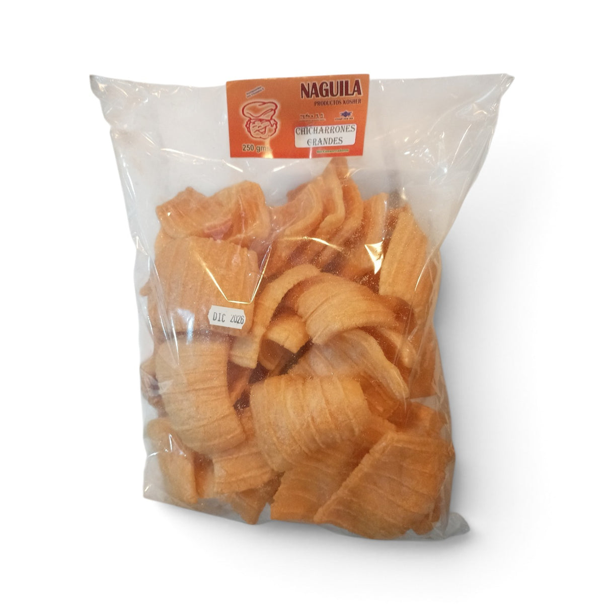 Chicharrones Grandes 4x4 250 gms | Naguila | KMD Kosher