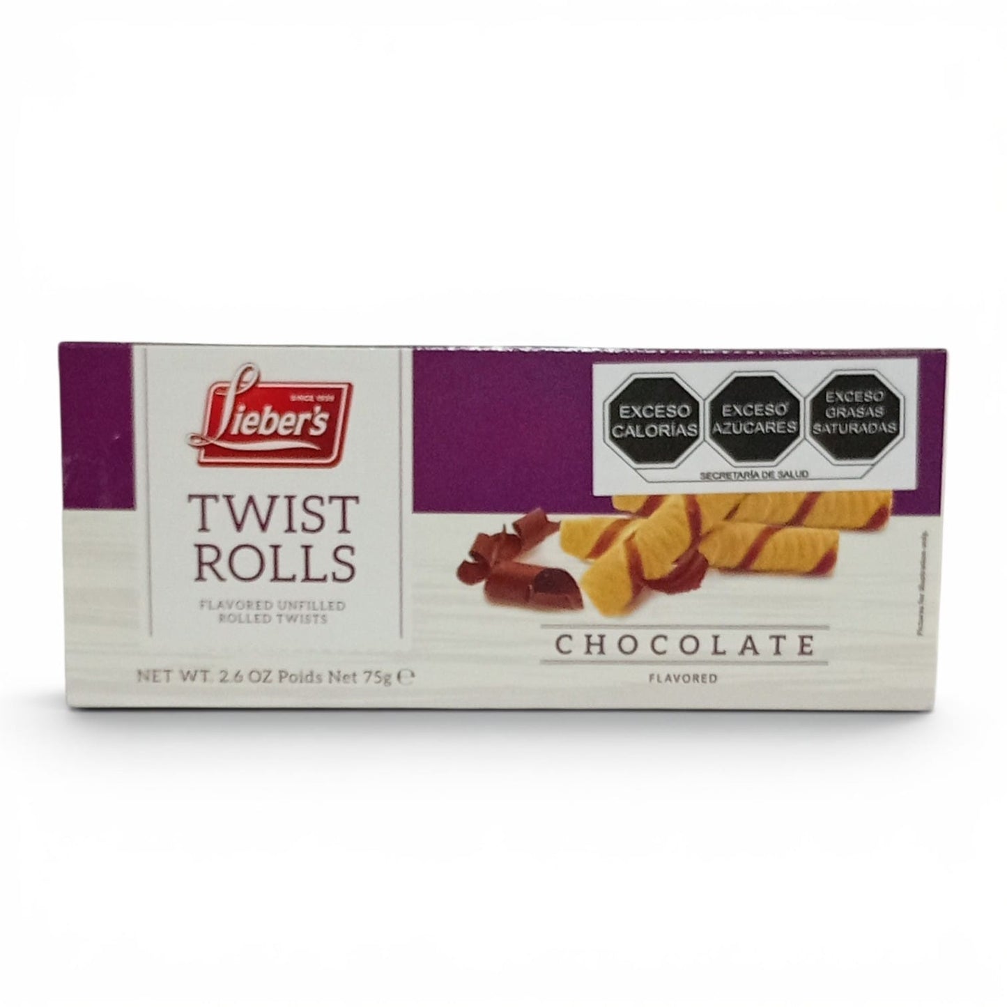 Waferrolls Chocolate 75g | Liebers | Parve