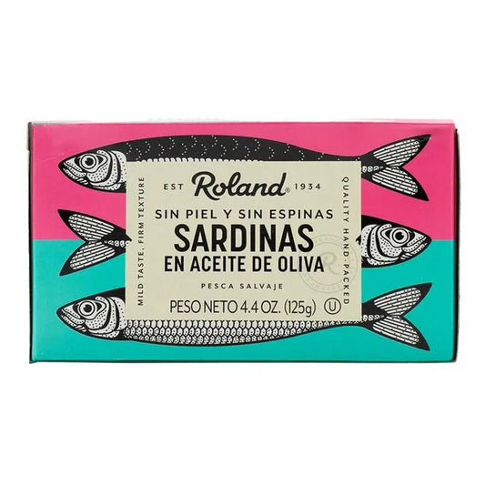 Sardina Deshuesada S/Piel Oliva 125g | Zaphron