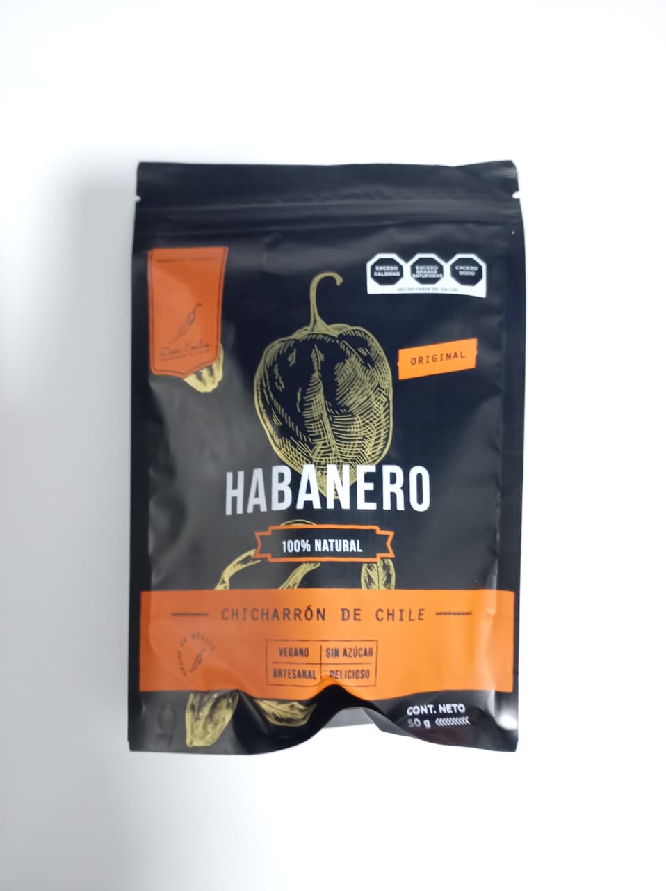 Chicharrón de Chile Habanero (50g) | Doña Emilia | KMD