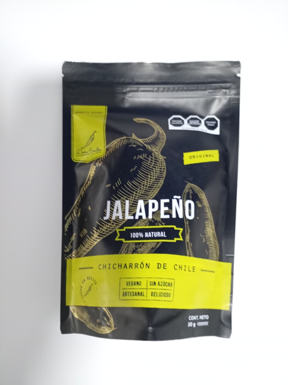 Chicharrón de Chile Jalapeño  (50g) | Doña Emilia | KMD