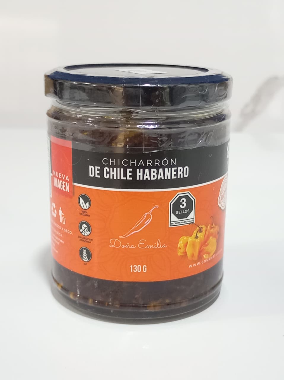 Chicharrón de Chile Habanero (130g) | Doña Emilia | KMD