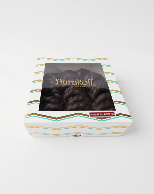 Galletas de Chocolate (sin azúcar) 25pzs | Burakoff | KMD Parve