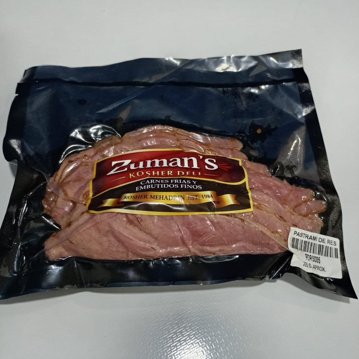 Pastrami de Res 225g aprox | Zuman´s | Kosher & Deli