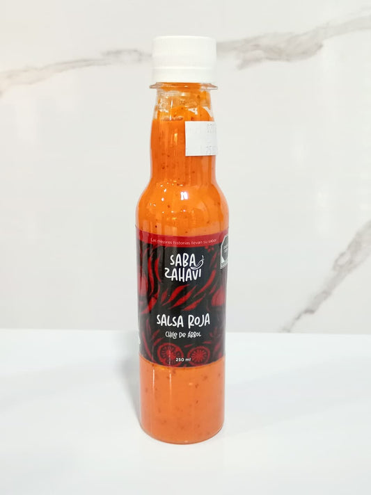 Salsa Roja Chile de Arbol (250ml) | Saba Zahavi | KMD Kosher