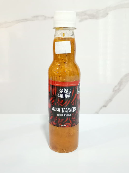 Salsa Taquera Mezcla de Chiles (250ml) | Saba Zahavi | KMD Kosher