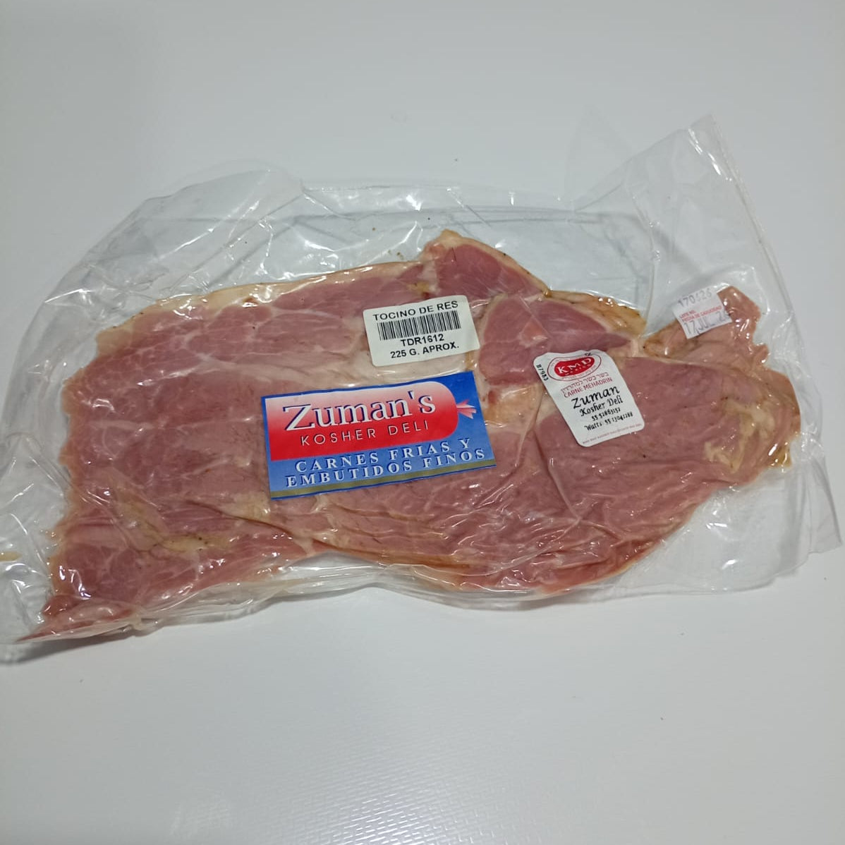 Tocino de Res | Zuman´s | Kosher & Deli