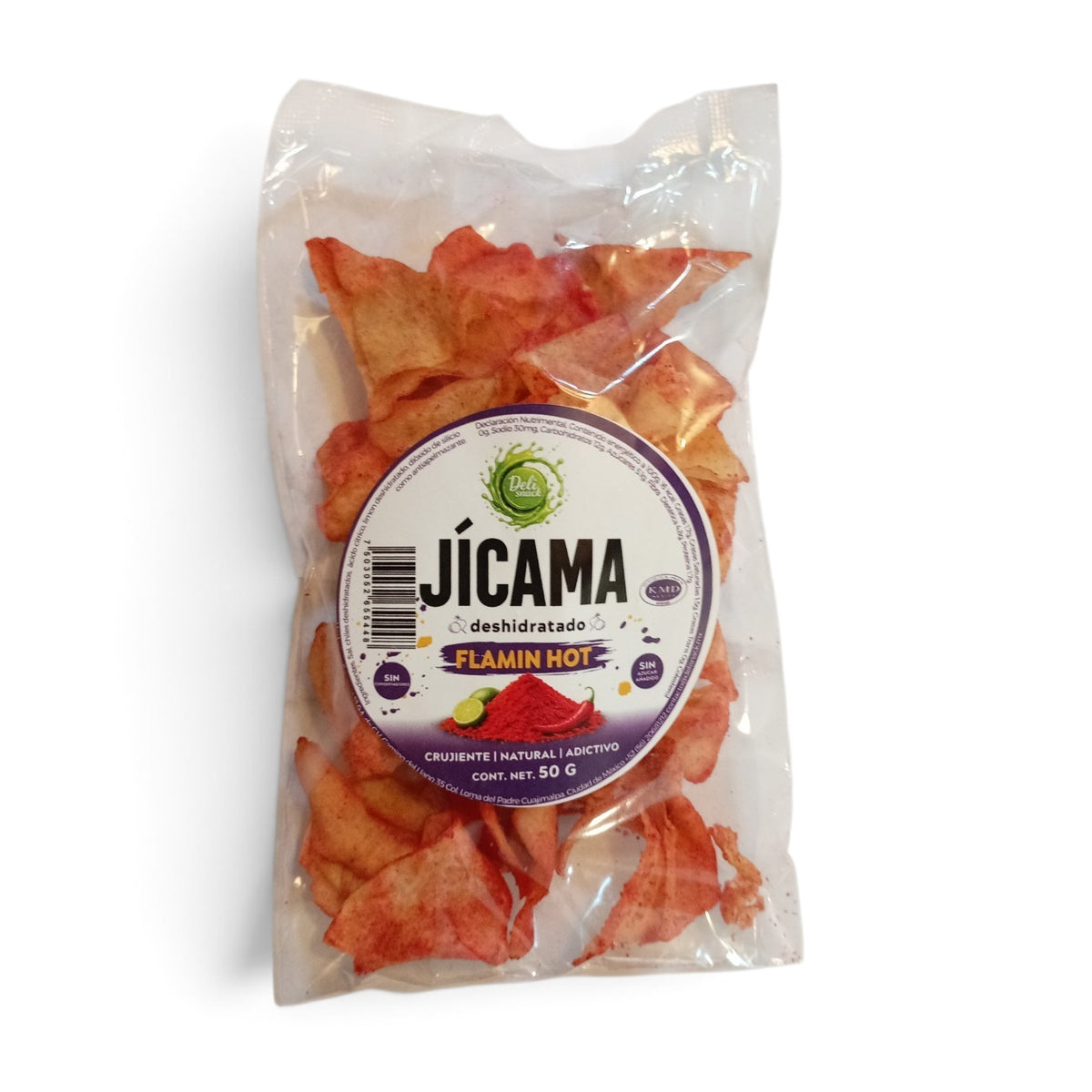 Bolsa Jícama Deshidratada Flamín Hot | Deli Snack | KMD Kosher