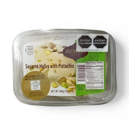 Halva de Pistache 454g | Achve | Parve