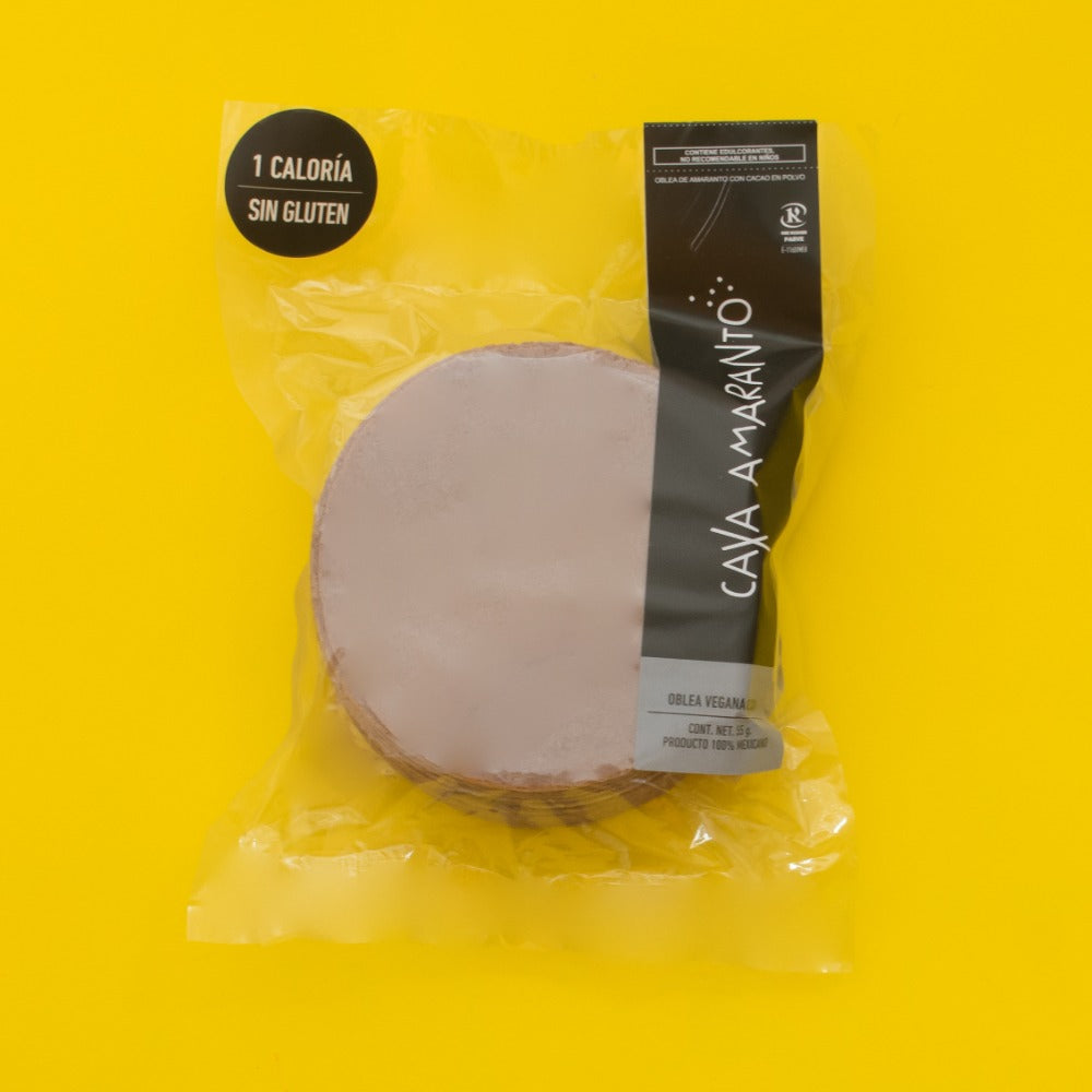 Oblea Vegana Cacao (55g) | Casa Amaranto | KMD Kosher Parve