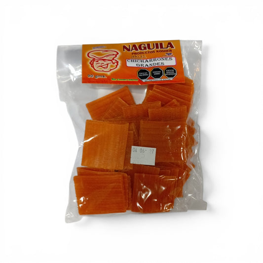 Chicharrones Grandes (Pasta 4x4) 90gms | Naguila | KMD Kosher
