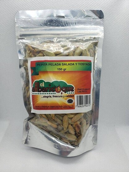 Pepita Pelada Salada y Tostada  150g | El Albaricoque | KMD Kosher